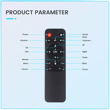 Laden Sie das Bild in den Galerie-Viewer, Mini-Beamer rechteckiges Gehäuse, 4K UHD Heimkino Projektor LCD 5G WiFi Bluetooth Taschenkino für Iphone und Android