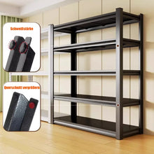Laden Sie das Bild in den Galerie-Viewer, Kinderleichter Aufbau! Schwerlastregale der neuen Generation. 80-200 cm Höhe. Verschiedene Größen. Mit 3, 4 oder 5 Böden.