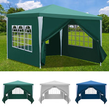 Laden Sie das Bild in den Galerie-Viewer, Pavillon 3x3 Meter Partyzelt Gartenzelt Pergola wasserdicht Partyzelt Luxus