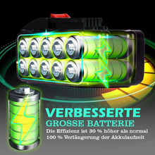 Laden Sie das Bild in den Galerie-Viewer, Akku-Heißluftgebläse bis 400 °C inklusive 2 Akkus und Ladegerät