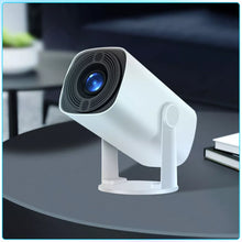 Laden Sie das Bild in den Galerie-Viewer, Mini-Beamer rechteckiges Gehäuse, 4K UHD Heimkino Projektor LCD 5G WiFi Bluetooth Taschenkino für Iphone und Android