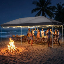 Laden Sie das Bild in den Galerie-Viewer, Faltpavillon 3 x 6 m Pop-Up – Partyzelt, Eventzelt &amp; Gartenzelt mit 4 Moskitonetzen in Grau, Blau oder beige