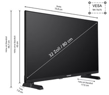 Laden Sie das Bild in den Galerie-Viewer, Telefunken 32 Zoll (80 cm) Fernseher Smart TV HD HDR Triple-Tuner