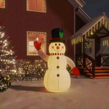 Laden Sie das Bild in den Galerie-Viewer, Schneemann - aufblasbar. Mit LED-Beleuchtung. Bester Blickfänger. 1,95 - 10 Meter Höhe.