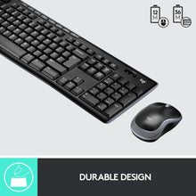 Laden Sie das Bild in den Galerie-Viewer, Deutsche Logitech MK Wireless Combo Funk-Tastatur plus Maus-Set. QWERTZ