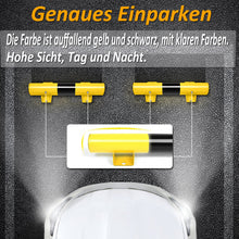 Laden Sie das Bild in den Galerie-Viewer, 2x Stahl-Reifenstopper, Rückfahrstopper, Autostopper, Parkstopp, Parkhilfe