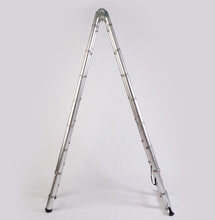 Laden Sie das Bild in den Galerie-Viewer, Teleskop-Klappleitern mit Aluminiumringen 320/380/440/500/560 cm