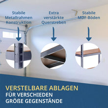 Laden Sie das Bild in den Galerie-Viewer, 2er Set Schwerlastregale 180 x 90 x 40 cm jeweils bis 875 kg