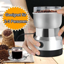 Laden Sie das Bild in den Galerie-Viewer, Elektrische Kaffeemühle. Kompakt, leistungsstark und präzise. 200 Watt