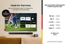 Laden Sie das Bild in den Galerie-Viewer, Samsung 50 Zoll 4K Fernseher – Riesiges Heimkino für Ihr Zuhause. 1,27 Meter