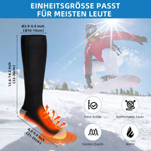Laden Sie das Bild in den Galerie-Viewer, Heizbares Paar Socken mit 2 x Akku 4000 mAh. Nie mehr kalte Füße! Perfekt in der kalten Jahreszeit.