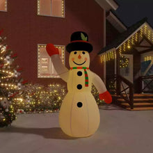 Laden Sie das Bild in den Galerie-Viewer, Schneemann - aufblasbar. Mit LED-Beleuchtung. Bester Blickfänger. 1,95 - 10 Meter Höhe.