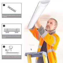 Laden Sie das Bild in den Galerie-Viewer, Premium T5-LED-Deckenleuchten (Auch für Feuchträume) – hochhell, langlebig. 30cm, 60cm, 90cm, 120cm, 150cm.