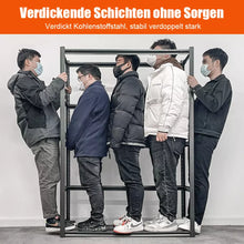 Laden Sie das Bild in den Galerie-Viewer, Kinderleichter Aufbau! Schwerlastregale der neuen Generation. 80-200 cm Höhe. Verschiedene Größen. Mit 3, 4 oder 5 Böden.