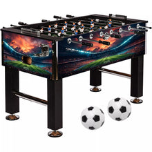 Laden Sie das Bild in den Galerie-Viewer, Turnier Tischfußball Tischkicker 60 kg. Verschiedene Farben z.B. Schwarz, Weiß, Braun, Holz oder diverse Motive. Massiv. Turniermaße.