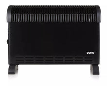 Laden Sie das Bild in den Galerie-Viewer, Konvektor Heizung schwarz 3 Heizstufen: 750 / 1250 / 2000 Watt