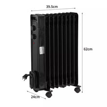 Laden Sie das Bild in den Galerie-Viewer, Neues Modell 2025: Radiator Heizung. 2000 Watt. Einstellbar mit Thermostat. Mit Rippen. Ölheizung.