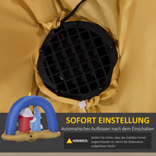Laden Sie das Bild in den Galerie-Viewer, Aufblasbarer Weihnachtsbogen 1,57 m Bibel-Bogen von Jesus' Geburt mit LED