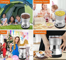 Laden Sie das Bild in den Galerie-Viewer, Elektrische Kaffeemühle. Kompakt, leistungsstark und präzise. 200 Watt