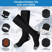 Laden Sie das Bild in den Galerie-Viewer, Heizbares Paar Socken mit 2 x Akku 4000 mAh. Nie mehr kalte Füße! Perfekt in der kalten Jahreszeit.