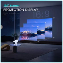 Laden Sie das Bild in den Galerie-Viewer, Mini-Beamer rechteckiges Gehäuse, 4K UHD Heimkino Projektor LCD 5G WiFi Bluetooth Taschenkino für Iphone und Android