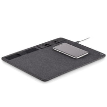 Laden Sie das Bild in den Galerie-Viewer, Mauspad mit 15 W Handy-Qi-Ladefunktion &amp; Smartphone-Halter