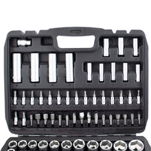 Laden Sie das Bild in den Galerie-Viewer, Ratschenkasten Set 94 Teile komplett 1/2" und 1/4"