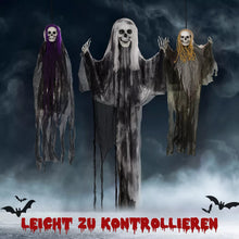 Laden Sie das Bild in den Galerie-Viewer, Halloween 3er-Set Skelett in Lebensgröße 90/110/200cm Hängend