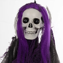 Laden Sie das Bild in den Galerie-Viewer, Halloween 3er-Set Skelett in Lebensgröße 90/110/200cm Hängend