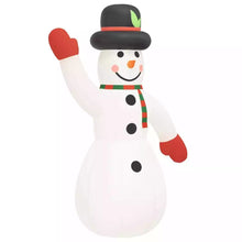 Laden Sie das Bild in den Galerie-Viewer, Schneemann - aufblasbar. Mit LED-Beleuchtung. Bester Blickfänger. 1,95 - 10 Meter Höhe.