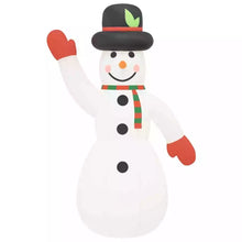 Laden Sie das Bild in den Galerie-Viewer, Schneemann - aufblasbar. Mit LED-Beleuchtung. Bester Blickfänger. 1,95 - 10 Meter Höhe.