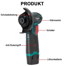 Laden Sie das Bild in den Galerie-Viewer, Sonderposten: Akku-Mini-Winkelschleifer Flex. Klein und handlich. Übliche 76 mm Scheiben.
