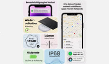 Laden Sie das Bild in den Galerie-Viewer, AirTag-Karte für iPhone im Kreditkartenformat – passt in jedes Portemonnaie