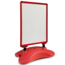 Laden Sie das Bild in den Galerie-Viewer, Kundenstopper mit Wassertank/Sandtank DIN A1 Werbetafel Plakatständer Schwarz, Grau oder Rot.