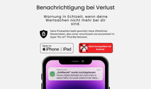 Laden Sie das Bild in den Galerie-Viewer, AirTag-Karte für iPhone im Kreditkartenformat – passt in jedes Portemonnaie