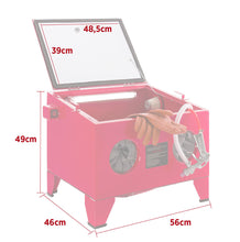 Laden Sie das Bild in den Galerie-Viewer, Sandstrahler Sandstrahlkabine Sandstrahlgerät Sandstrahlanlage 90 Liter