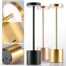 Laden Sie das Bild in den Galerie-Viewer, LED Tischlampe. Lampe mit Dimmung. Akkubetrieb. Nachttisch, Gartentisch. Exklusiv. Touch-Funktion