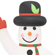 Laden Sie das Bild in den Galerie-Viewer, Schneemann - aufblasbar. Mit LED-Beleuchtung. Bester Blickfänger. 1,95 - 10 Meter Höhe.