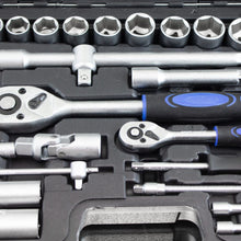Laden Sie das Bild in den Galerie-Viewer, Ratschenkasten Set 94 Teile komplett 1/2" und 1/4"