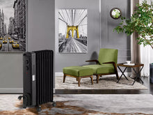 Laden Sie das Bild in den Galerie-Viewer, Neues Modell 2025: Radiator Heizung. 2000 Watt. Einstellbar mit Thermostat. Mit Rippen. Ölheizung.