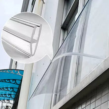 Laden Sie das Bild in den Galerie-Viewer, Vordach Türüberdachung Fensterüberdachung aus einem Teil. Haustürvordach. 60/80/100 cm