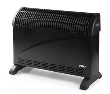 Laden Sie das Bild in den Galerie-Viewer, Konvektor Heizung schwarz 3 Heizstufen: 750 / 1250 / 2000 Watt