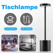 Laden Sie das Bild in den Galerie-Viewer, LED Tischlampe. Lampe mit Dimmung. Akkubetrieb. Nachttisch, Gartentisch. Exklusiv. Touch-Funktion