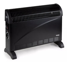 Laden Sie das Bild in den Galerie-Viewer, Konvektor Heizung schwarz 3 Heizstufen: 750 / 1250 / 2000 Watt