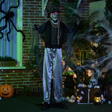 Laden Sie das Bild in den Galerie-Viewer, Halloween Dekoration Skelett Bräutigam 100 cm mit Geräuschen, Sound, Augenglühen