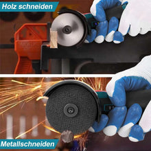 Laden Sie das Bild in den Galerie-Viewer, Sonderposten: Akku-Mini-Winkelschleifer Flex. Klein und handlich. Übliche 76 mm Scheiben.