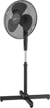 Laden Sie das Bild in den Galerie-Viewer, Standventilator Ø40 cm 125 cm Höhe. Luftkühler Ventilator Schwarz oder Weiß. Höhenverstellbar.