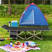 Laden Sie das Bild in den Galerie-Viewer, Faltliege, Camping-Faltbett. Praktisch. Verschiedene Farben. 186 cm Länge. Preiswert.