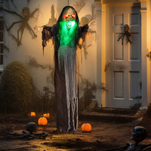 Laden Sie das Bild in den Galerie-Viewer, Halloween Hängendes Monster 183 cm mit LED-Lichter Soundfunktion