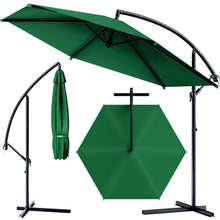 Laden Sie das Bild in den Galerie-Viewer, Ampelschirm ALU Ø300cm. Marktschirm mit Kurbel. Verschiedene Farben.